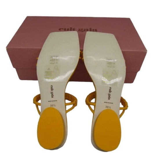 Cult Gaia Leather Milo Sandal Sz 8.5 38.5 - Picture 8 of 11